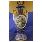 Vintage Ceramic Lamp- 24" tall