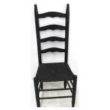 Painted Ladder Back Chair  40" X 14" X 16 1/2"