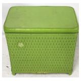 Vintage avocado color hamper