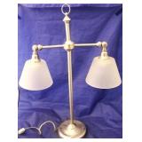 Double shade table lamp
