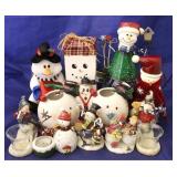Assorted snowmen figures