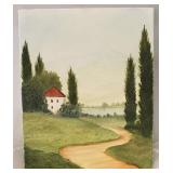 Oil on canvas signed CMB