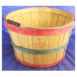 Half bushel apple basket