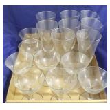 Assorted stemware