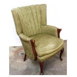 Vintage channel back arm chair