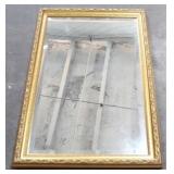 Carved gold leaf wooden mirror