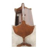 Wood sewing stand - as is - missing top door