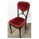 Vintage mahogany parlor chair