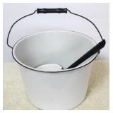 Enamel bucket & ladle
