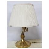 Brass base adjustable lamp
