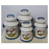 4 piece Canister Set