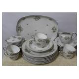 Franconia Silver Thistle China Set (27pcs)