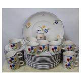 Tulip Tyme Stoneware 57 pc collection