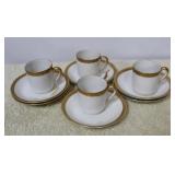 Noritake 10 pc Demitasse Cups & Saucer Set