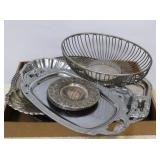 Tray Lot of Assorted Silver Plated Items