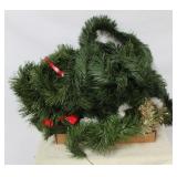 Tray Lot of Assorted Christmas Decorations