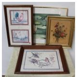 Lot of Assorted Framed Prints