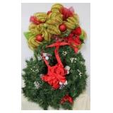Lot of 3 Christmas Wreaths
