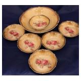 7 Piece German berry bowl set