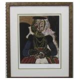 Portrait of a woman after Cranach by Pablo Picasso