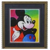 Mickey Mouse Giclee by Peter Max