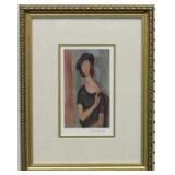 Woman in Hat Print by Modigliani