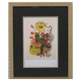 Dreams Self Portrait Print by Salvador Dali