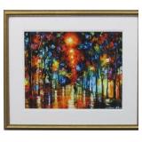 Night Park Giclee by Leonid Afremov