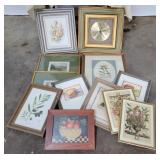 Lot of  Assorted Framed Prints