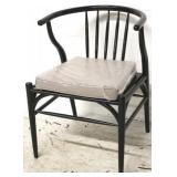 Guildmaster black lacquer tang chair