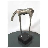 Chelsea House marble base horse statue