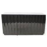 Alden Parkes 3 door black lacquer console