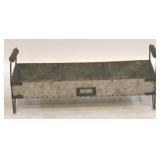 Galvanized 3 section bin