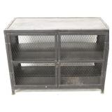 Industrial Double Door Low Cabinet All Metal