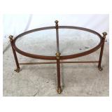 Chelsea House Edyth oval cocktail table