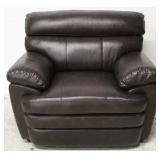 Leather Italia brown leather arm chair
