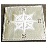 Metal Compass Sign