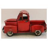 Metal red truck