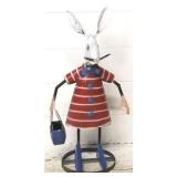 Metal Rabbit Yard Decoration