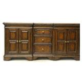 Marge Carson marble top monumental sideboard