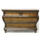 Marge Carson marble inset bombe chest