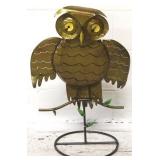 Metal Owl Yard Decoration
