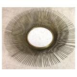 Modern History metal sunburst mirror