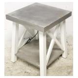 Guildmaster end table with USB charging