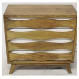 4 Drawer chest on splay legs