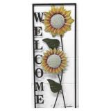 Sunflower "Welcome" Wall Hanging