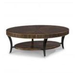 Alden Parkes oval cocktail table