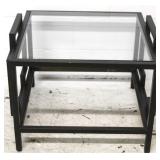 Dimond Home glass top side table