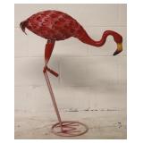 Metal Flamingo Yard Decoration