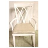Alden Parkes Couture arm chair in white